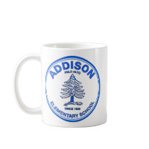Blue logo coffee mug
