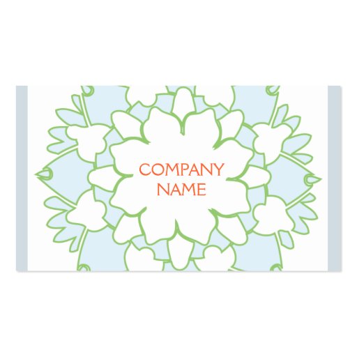 Blue Lotus Business Card (front side)