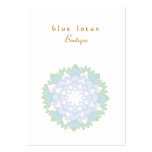 Blue Lotus Chubby Business Card