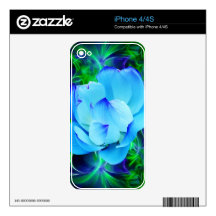 Blue lotus flower and its meaning iPhone 4 skin
