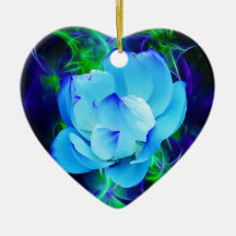 Blue lotus flower and its meaning christmas tree ornaments