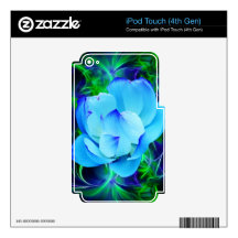 Blue lotus flower and its meaning iPod touch 4G decals