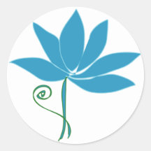 Blue Lotus Sticker
