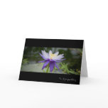 Blue Lotus • Sympathy Card