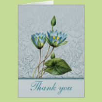Blue Lotus Thank You Notes cards