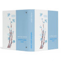 Blue Love Birds Spring Flowers Baby Boy Album binders