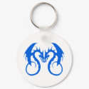 Blue Love Dragons keychains by fstasu52 Blue Love Dragons keychains