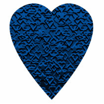 Blue Love Heart! Pin or Keychain or Magnet photo sculptures by PsyborgAli Blue Love Heart! Pin or Keychain or Magnet photo sculptures