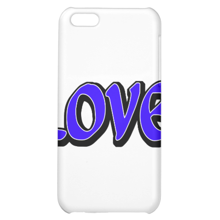 Blue Love iPhone 5C Case