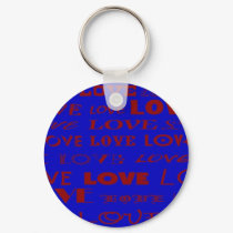 "Blue Love" keychain by Zoltan Buday