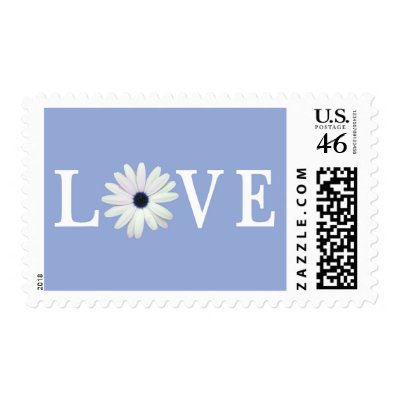 Blue Love postage stamps