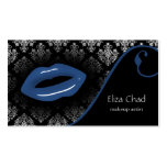 blue Makeup artist Business Cards business cards
