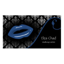 blue Makeup artist Business Cards