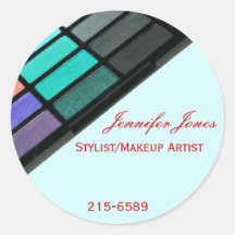 Blue Makeup Sticker