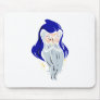 Blue Male Witch Mouse Mat