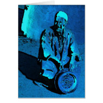 BLUE MAN cards by nefera BLUE MAN cards