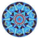 Blue Man Mandala Stickers by Aquavel Blue Man Mandala Stickers