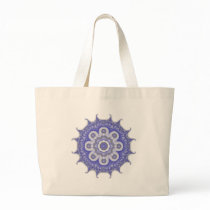Blue Mandala Fractal 200706072332 bags