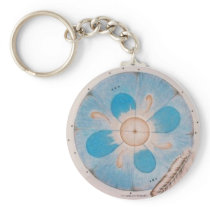 Blue Mandala keychain