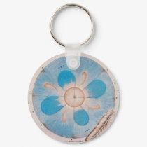 Blue Mandala keychain