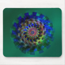 Blue mandala mousepads