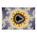 Blue Mandel - Fractal Poster posters by fractronics Blue Mandel - Fractal Poster posters