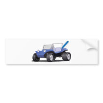 Blue Manx Side bumper stickers