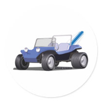 Blue Manx Side stickers by frengi Blue Manx Side stickers