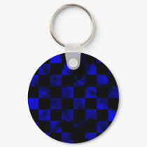 Blue marble Checkerboard keychains by christigmc Blue marble Checkerboard keychains