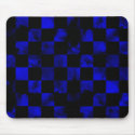 Blue marble Checkerboard mousepads