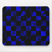 Blue marble Checkerboard mousepads