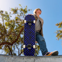 Blue Marble Checkerboard skateboards