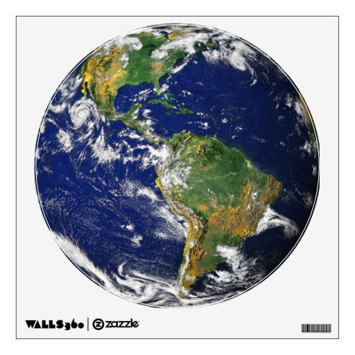 Blue Marble_It's a great big world out there Wall Decal
