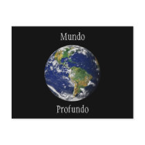 Blue Marble_Mundo Profundo postcards by UCanSayThatAgain Blue Marble_Mundo Profundo postcards