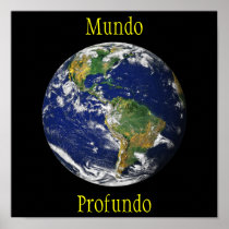 Blue Marble_Mundo Profundo Poster