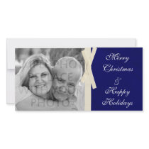 Blue Marble w/Ribbon Photo Card