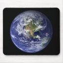 Blue Marble West View of Earth Mousepad by Bigboy20769 Blue Marble West View of Earth Mousepad