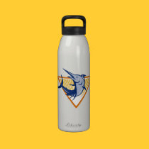 Blue Marlin Fish Jumping Retro water bottles