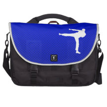 Blue Martial Arts Laptop Commuter Bag