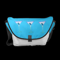 BLUE MARTINI MESSENGER BAG messenger bags