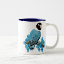 Blue Masked Lovebird Mug