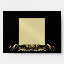 Blue Masquerade Venetian Halloween Envelope