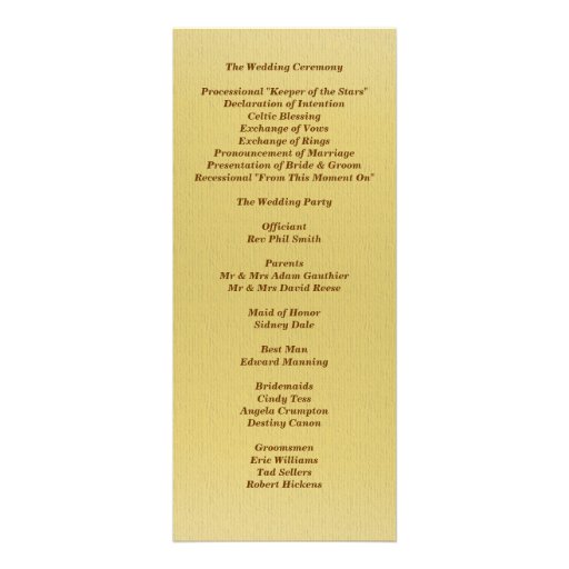 Blue Masquerade  Wedding Program Invitation