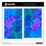 Blue & Mauve Fractal Art Seagate HardDrive Skin Seagate FreeAgent Go Skin