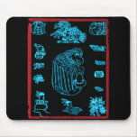 Blue Mayan mousepads