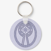 Blue Maze Keychain