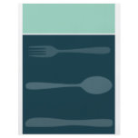 Blue Menu template flyers