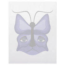 Blue Meow Mask Personalized Letterhead