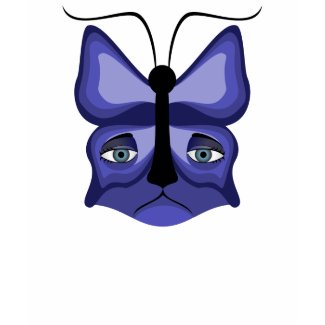 Blue Meow Mask shirt