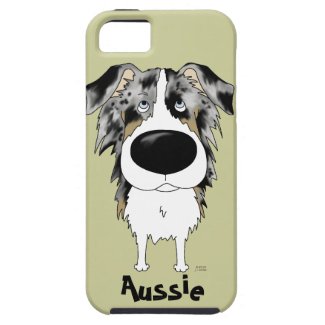 Blue Merle Australian Shepherd - Big Nose Case For iPhone 5/5S